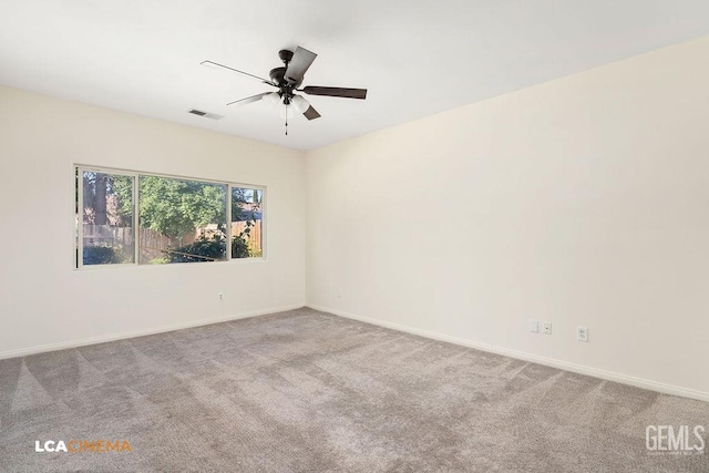 9827 Metherly Hill Rd, Bakersfield, CA 93312 - carpeted empty room with a ceiling fan and baseboards