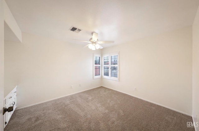 8226 Birmingham St, Bakersfield, CA 93311 - spare room with carpet flooring, ceiling fan, and baseboards