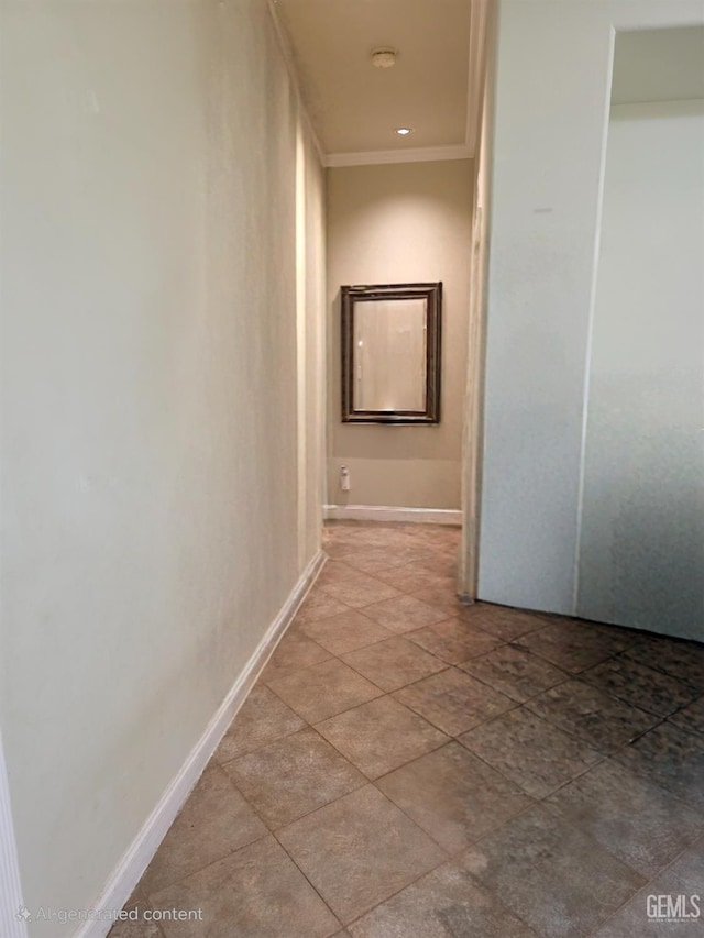 10302 Willow Bend Ct, Bakersfield, CA 93312 - hallway with ornamental molding and baseboards