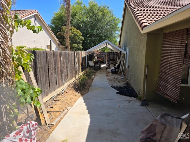 10302 Willow Bend Ct, Bakersfield, CA 93312 - view of patio featuring a gazebo