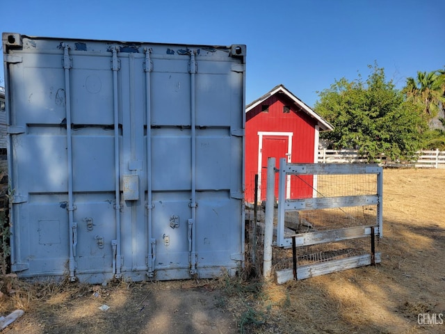 view of outbuilding