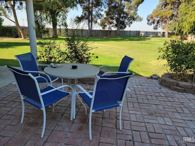 view of patio