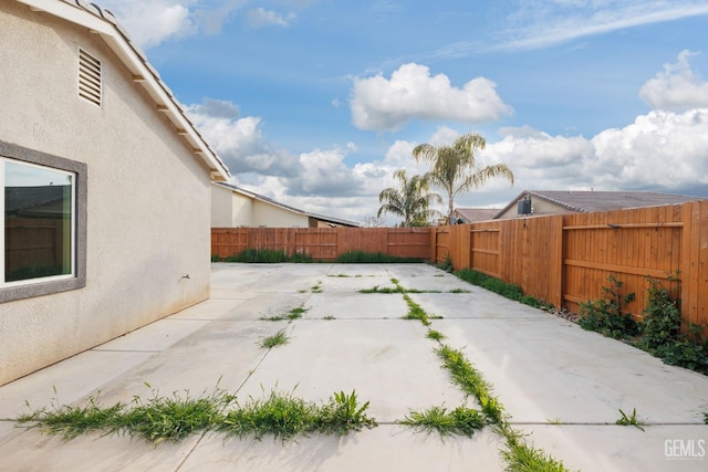 view of patio / terrace featuring a fenced backyard