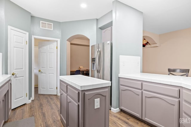 7303 Glenn Miller Ct, Bakersfield, CA 93312 - bathroom with wood finished floors and visible vents
