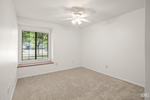 7205 Bandolero Way, Bakersfield, CA 93308 - carpeted spare room featuring baseboards and a ceiling fan