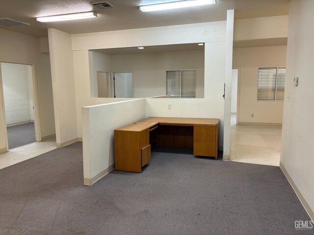 267 Cedar Ave, Earlimart, CA 93219 - unfurnished office with carpet floors, baseboards, and visible vents