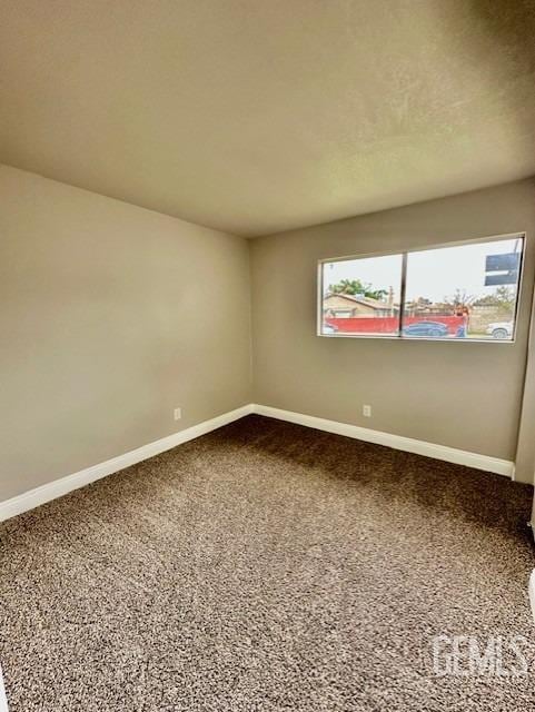 unfurnished room with carpet floors