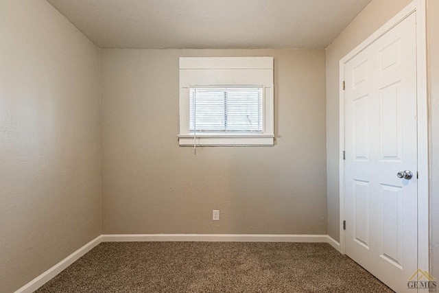 unfurnished room with carpet