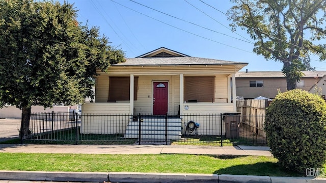 bungalow with a porch