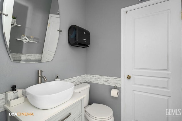 11703 Revolution Rd, Bakersfield, CA 93312 - half bath with vanity and toilet