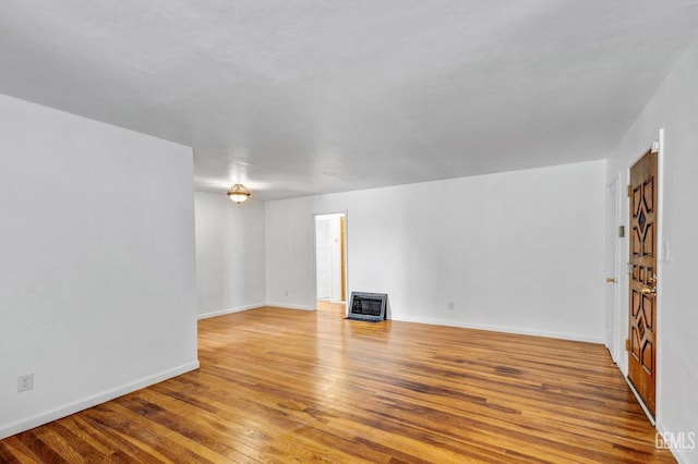 empty room featuring light wood-type flooring