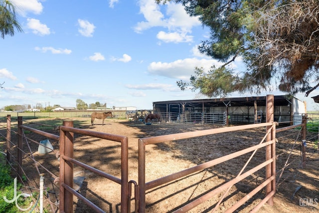 11800 Snow Rd, Bakersfield, CA 93314 - view of yard with an exterior structure, an outbuilding, and a rural view