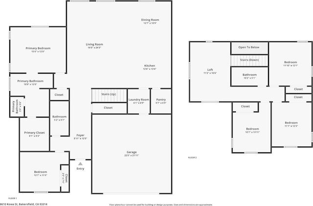 8610 Kowa St, Bakersfield, CA 93314 - view of home floor plan
