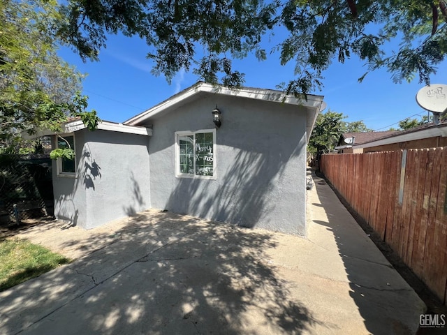 view of side of property