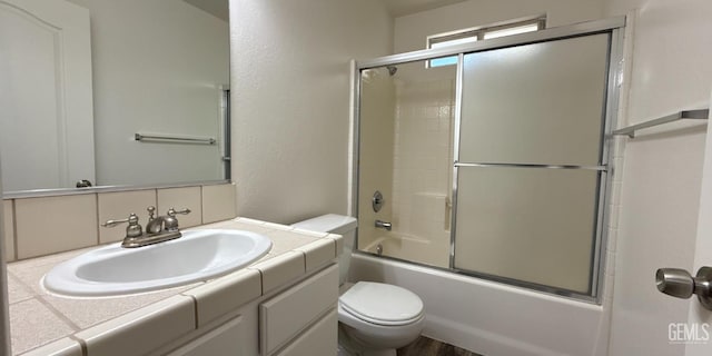 8808 Cape Flattery Dr, Bakersfield, CA 93312 - full bath featuring vanity and bath / shower combo with glass door