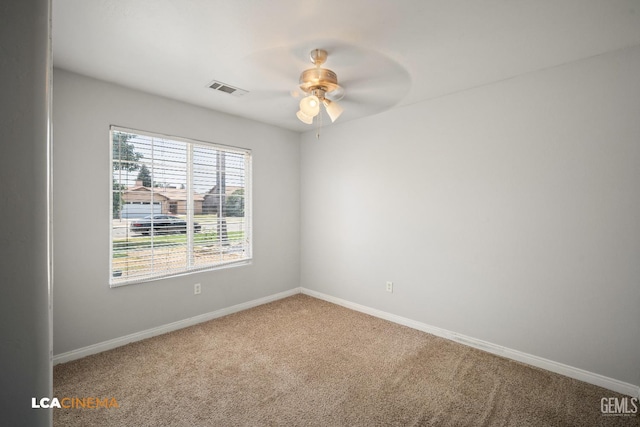 3400 Tori Lorene Ave, Bakersfield, CA 93313 - carpeted empty room with ceiling fan and baseboards