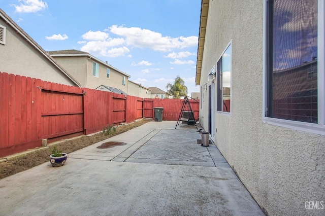 view of patio / terrace featuring a fenced backyard