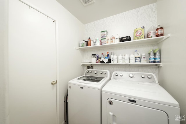 4811 Council Bluffs Ct, Bakersfield, CA 93311 - laundry area with separate washer and dryer