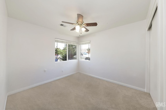 4811 Council Bluffs Ct, Bakersfield, CA 93311 - carpeted spare room with a ceiling fan and baseboards
