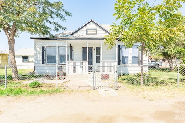 bungalow-style house featuring a porch