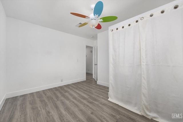 21633 Golden Hills Blvd, Tehachapi, CA 93561 - spare room featuring wood finished floors and a ceiling fan