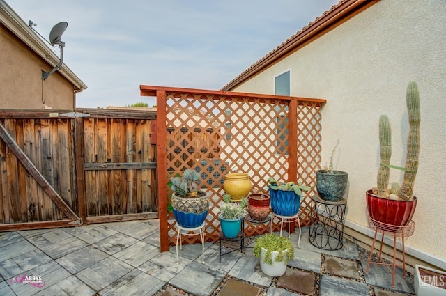 view of patio