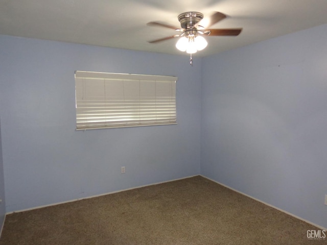 3001 Peach Tree Ct, Bakersfield, CA 93301 - carpeted empty room featuring a ceiling fan and baseboards
