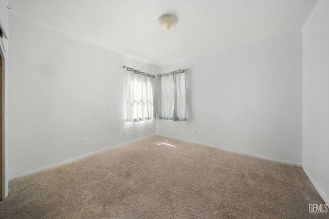 spare room with carpet