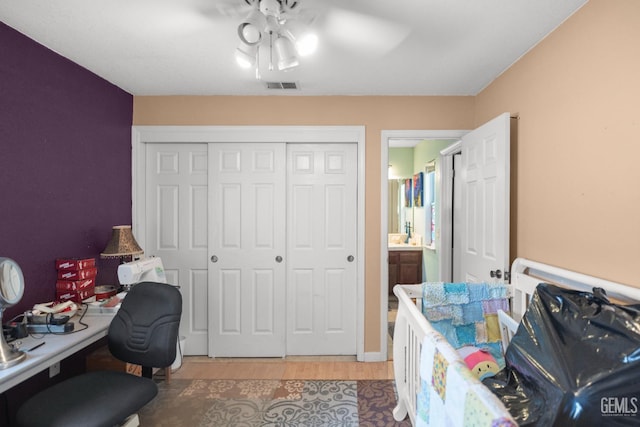 3809 Wensley Ct, Bakersfield, CA 93311 - office featuring light wood-type flooring