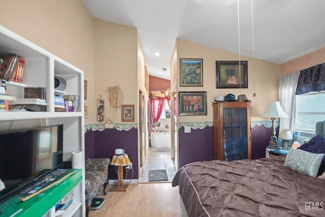 3809 Wensley Ct, Bakersfield, CA 93311 - bedroom featuring wood finished floors, baseboards, and ensuite bath