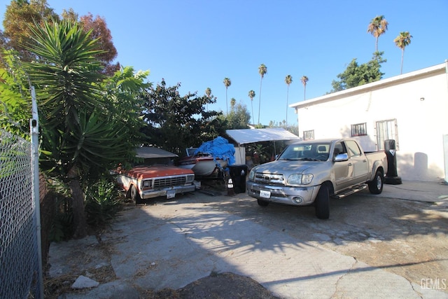 view of car parking