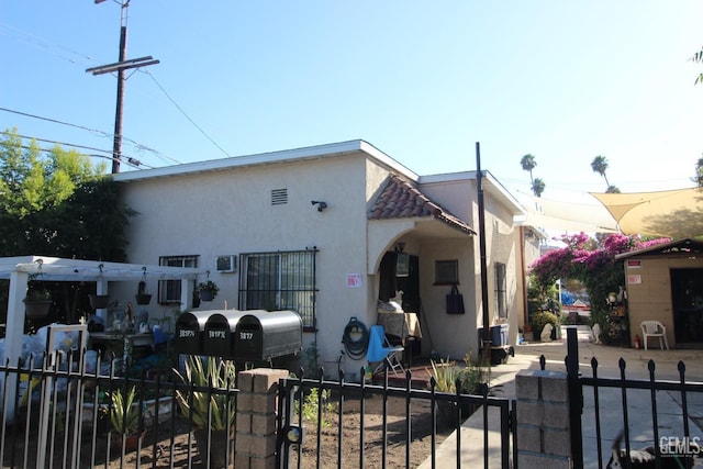 view of rear view of property