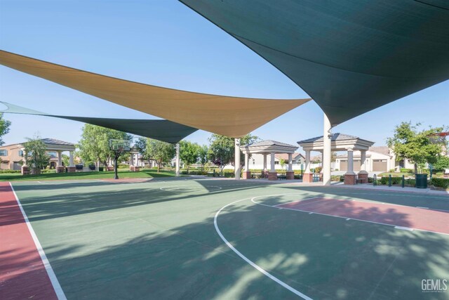 13620 Stonethwaite Ln, Bakersfield, CA 93311 - view of sport court featuring a gazebo and community basketball court