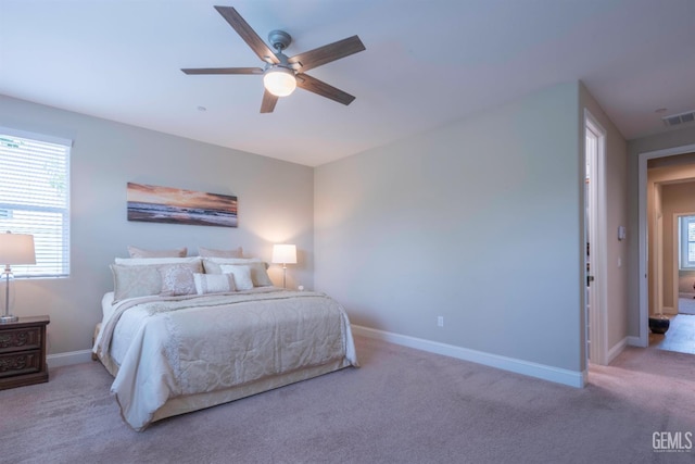 13620 Stonethwaite Ln, Bakersfield, CA 93311 - bedroom with carpet floors and a ceiling fan