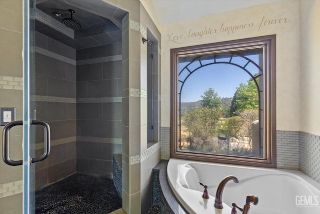 28221 Cumberland Rd, Tehachapi, CA 93561 - full bath featuring a stall shower and a bath
