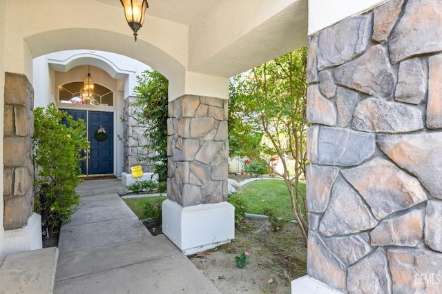 view of entrance to property