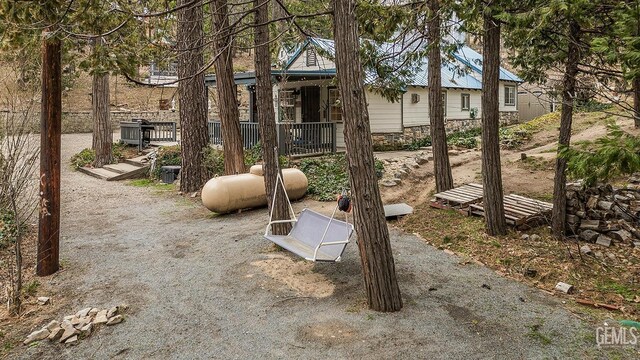 view of jungle gym