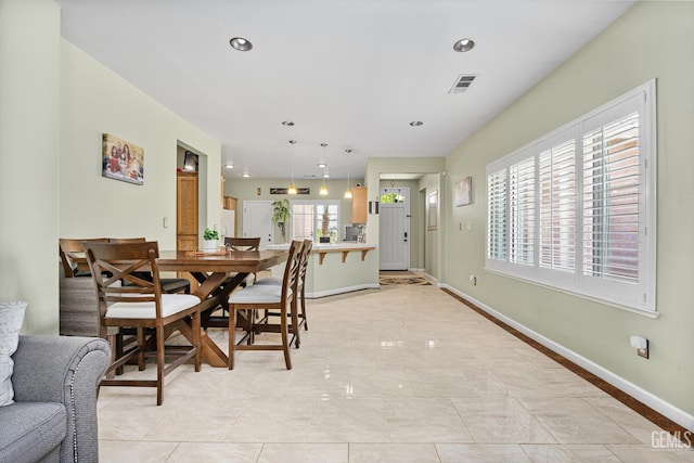 2109 Via Tuscania Ave, Delano, CA 93215 - dining room with baseboards and recessed lighting