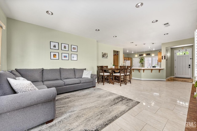 2109 Via Tuscania Ave, Delano, CA 93215 - living room with recessed lighting