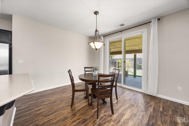 11313 Valletta Ave, Bakersfield, CA 93312 - dining space featuring dark wood-style flooring