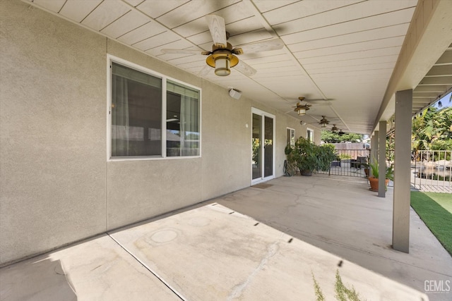 11313 Valletta Ave, Bakersfield, CA 93312 - view of patio / terrace featuring a ceiling fan
