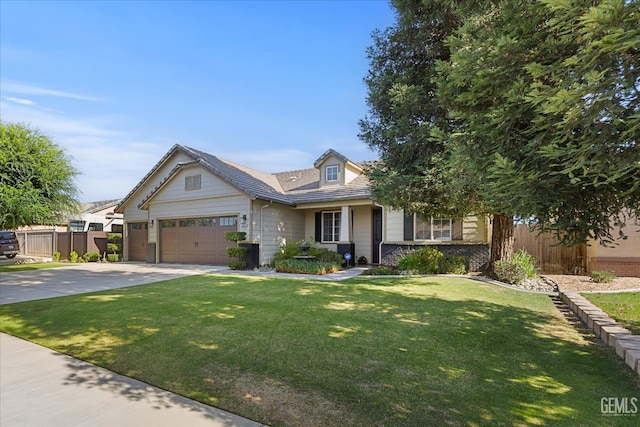 11313 Valletta Ave, Bakersfield, CA 93312 - view of front of home featuring driveway and a garage