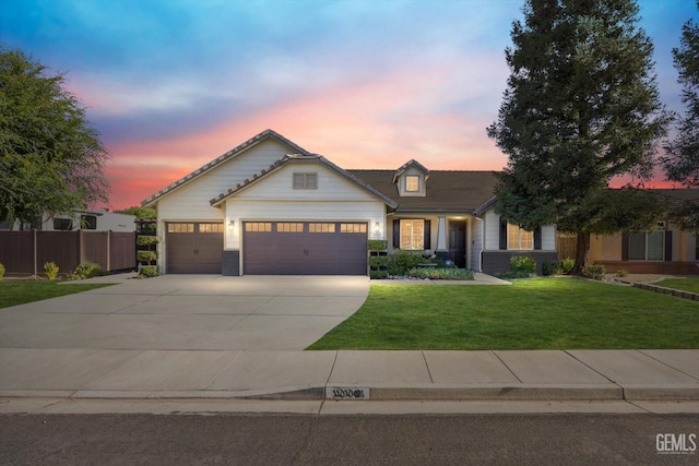 11313 Valletta Ave, Bakersfield, CA 93312 - view of front of property featuring an attached garage and concrete driveway
