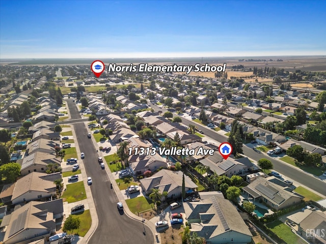 11313 Valletta Ave, Bakersfield, CA 93312 - aerial view of property's location featuring nearby suburban area