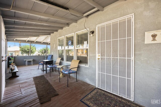 220 Tyler St, Taft, CA 93268 - view of deck