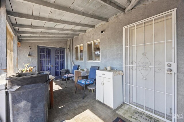 220 Tyler St, Taft, CA 93268 - view of patio featuring french doors