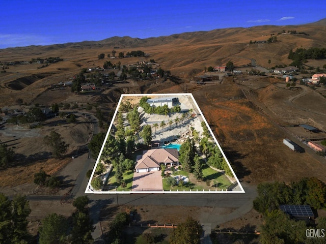 10834 Olcese Rd, Bakersfield, CA 93308 - bird's eye view featuring a mountain view