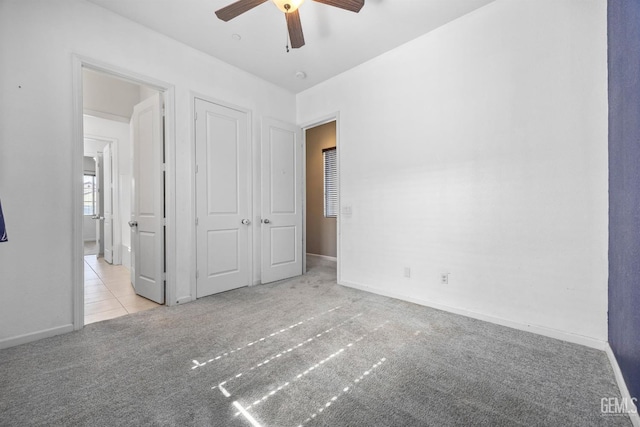 15420 Saint Clement Way, Bakersfield, CA 93314 - unfurnished bedroom featuring carpet flooring, baseboards, and ceiling fan