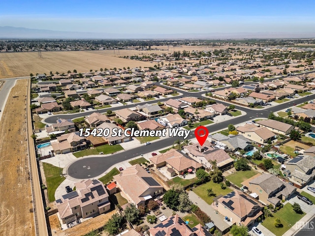 15420 Saint Clement Way, Bakersfield, CA 93314 - aerial view of property's location with nearby suburban area