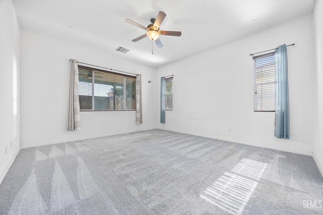 15420 Saint Clement Way, Bakersfield, CA 93314 - spare room with a ceiling fan, carpet, and baseboards